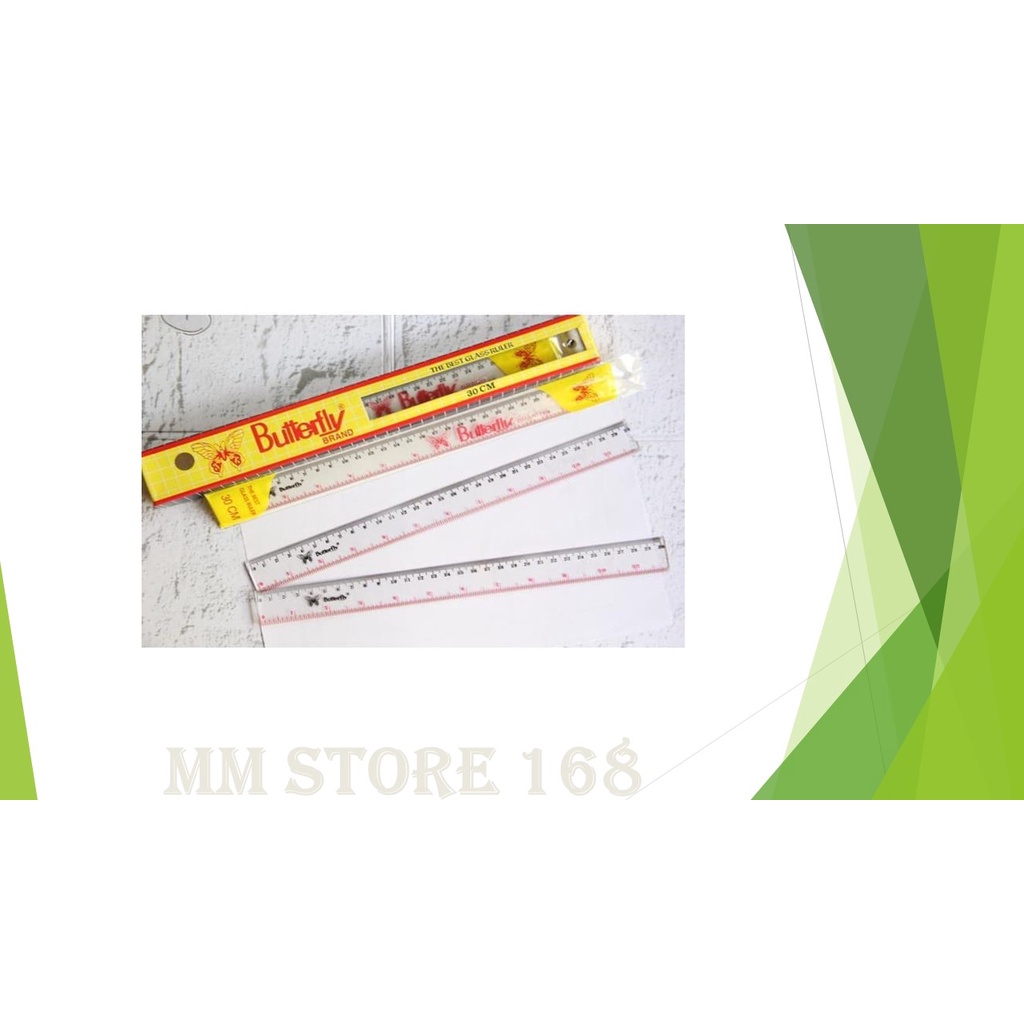 

Penggaris Plastik 30 cm Butterfly [12 pcs]