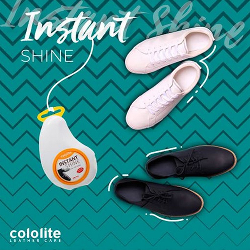 Cololite Instant Shine Semir Sepatu Praktis Untuk Travelling 100x Pemaikaian Cololait Kololait Pembersih Sepatu Travel Instan Berpergian Jalan jalan