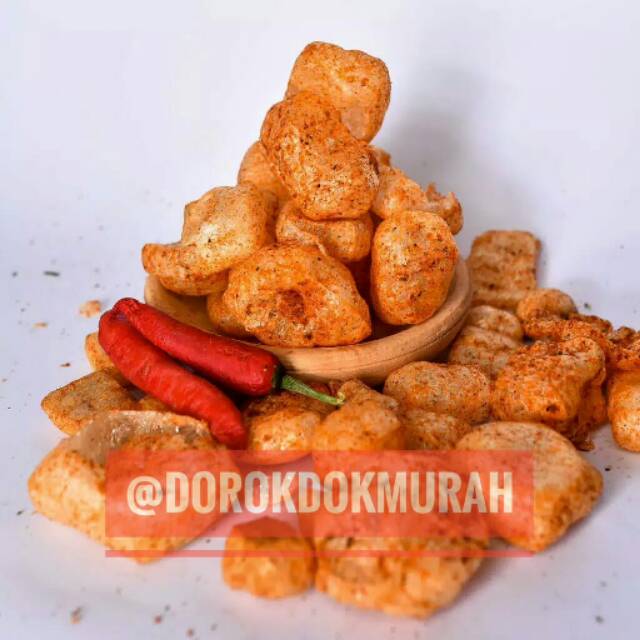 Jual Dorokdok Pedas Gurih Gr Kerupuk Kulit Jangek Rambak Dorokdok