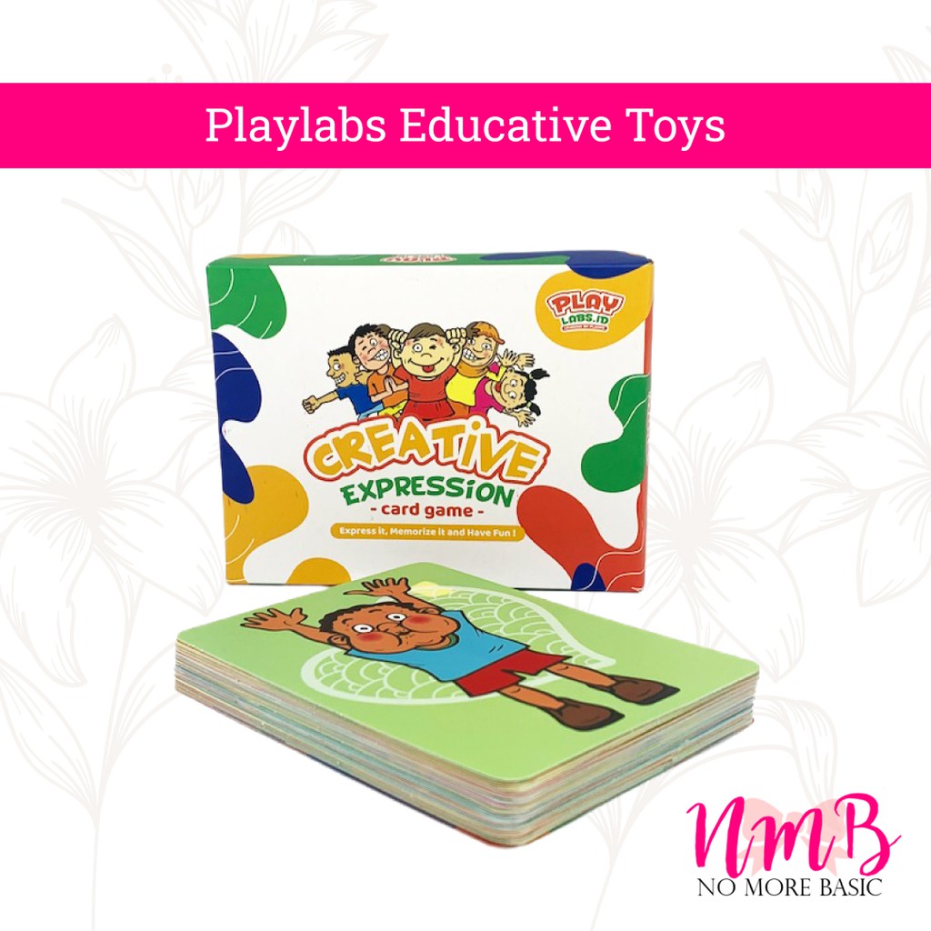 Playlabs Bundle Set Creative Expression-Mighty Speed-Busy Kids Activity Cards Mainan Edukasi Anak