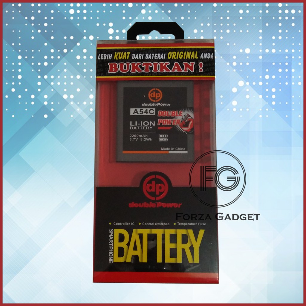 BATTERY DOUBLE POWER EVERCOSS A54C 2200 mAh