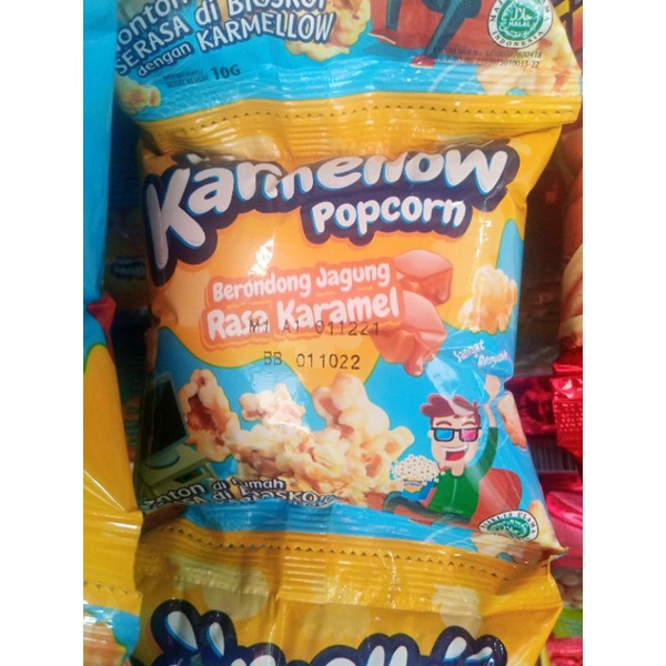 Karmellow popcorn isi 10 bungkus