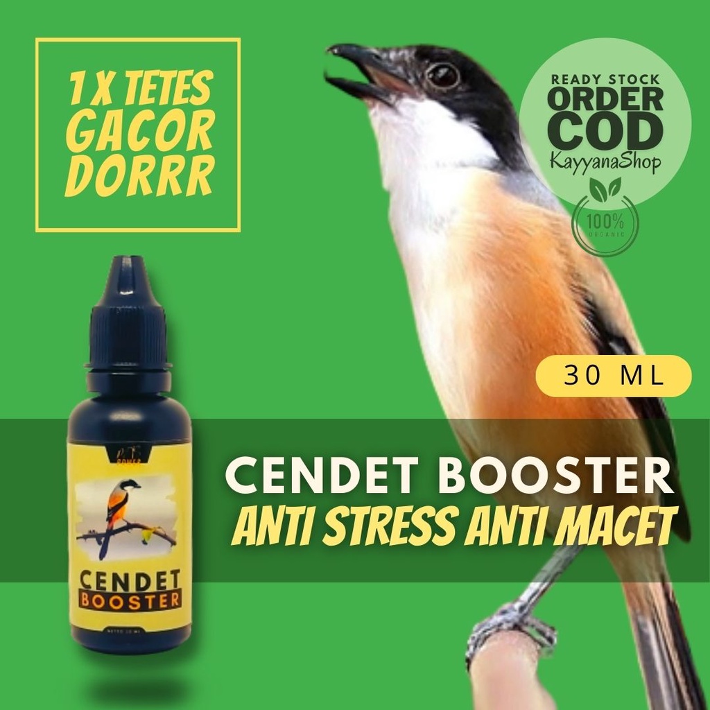 Cendet Booster 30 ML Vitamin Burung Cendet Gacor / Doping Cendet Gacor / Doping Cendet Macet Bunyi /