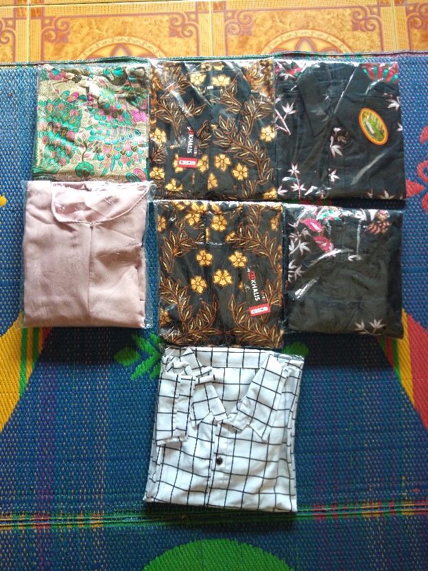 Maura Couple - Sania Ruffle-batik Wanita Atasan Blouse-garansi Termurah Shopee-alkhalis