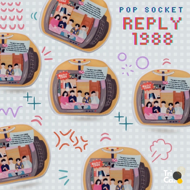 Pop Socket Handphone REPLY 1988 merchandise fankit