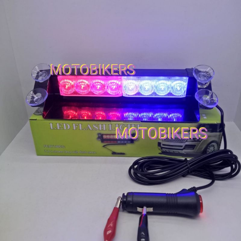 Lampu LED Dasboard Mobil 12volt 8mata Lampu Led