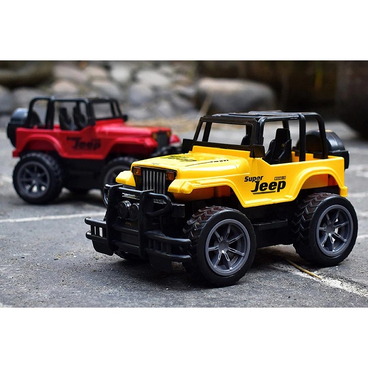 (1005 BARANG ORI) YOQIDOLL Mainan Remote Control RC 1:24 2.4GHz Model Jeep - 6836