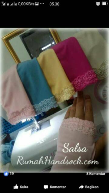 jual handsock tangan premium bahan jersey Handsock salsa / produsen handsock manset bandung