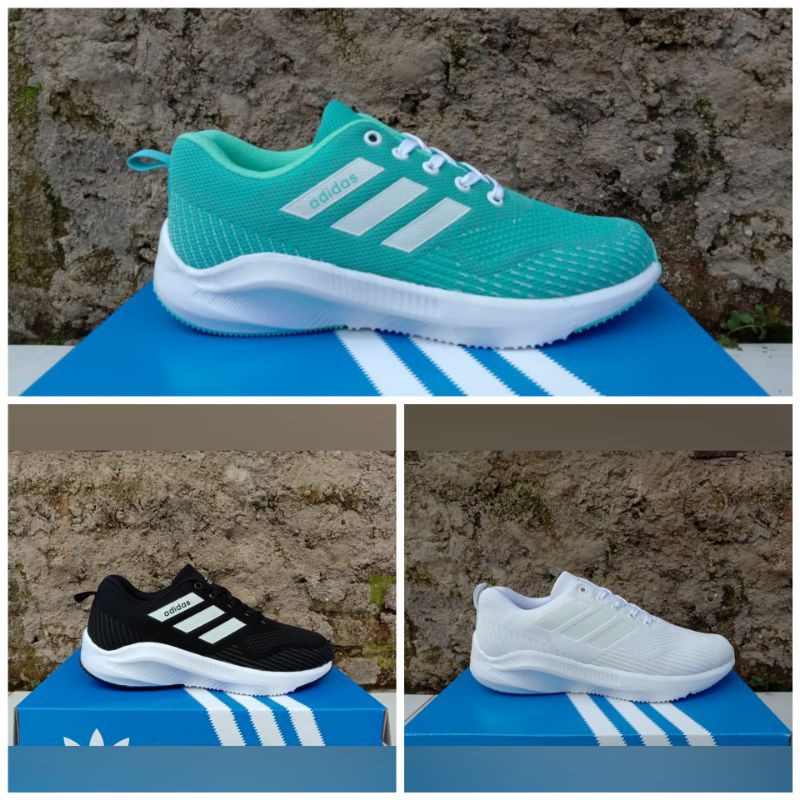 SEPATU ADIDAS ZOOM, Sepatu Adidas Running, Sneakers Casual Wanita, SEPATU SENAM Sepatu Sekolah Cewek