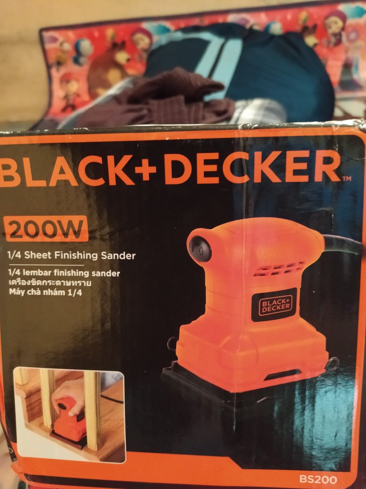 Mesin Amplas / Sander Black & Decker Sander Blackdecker