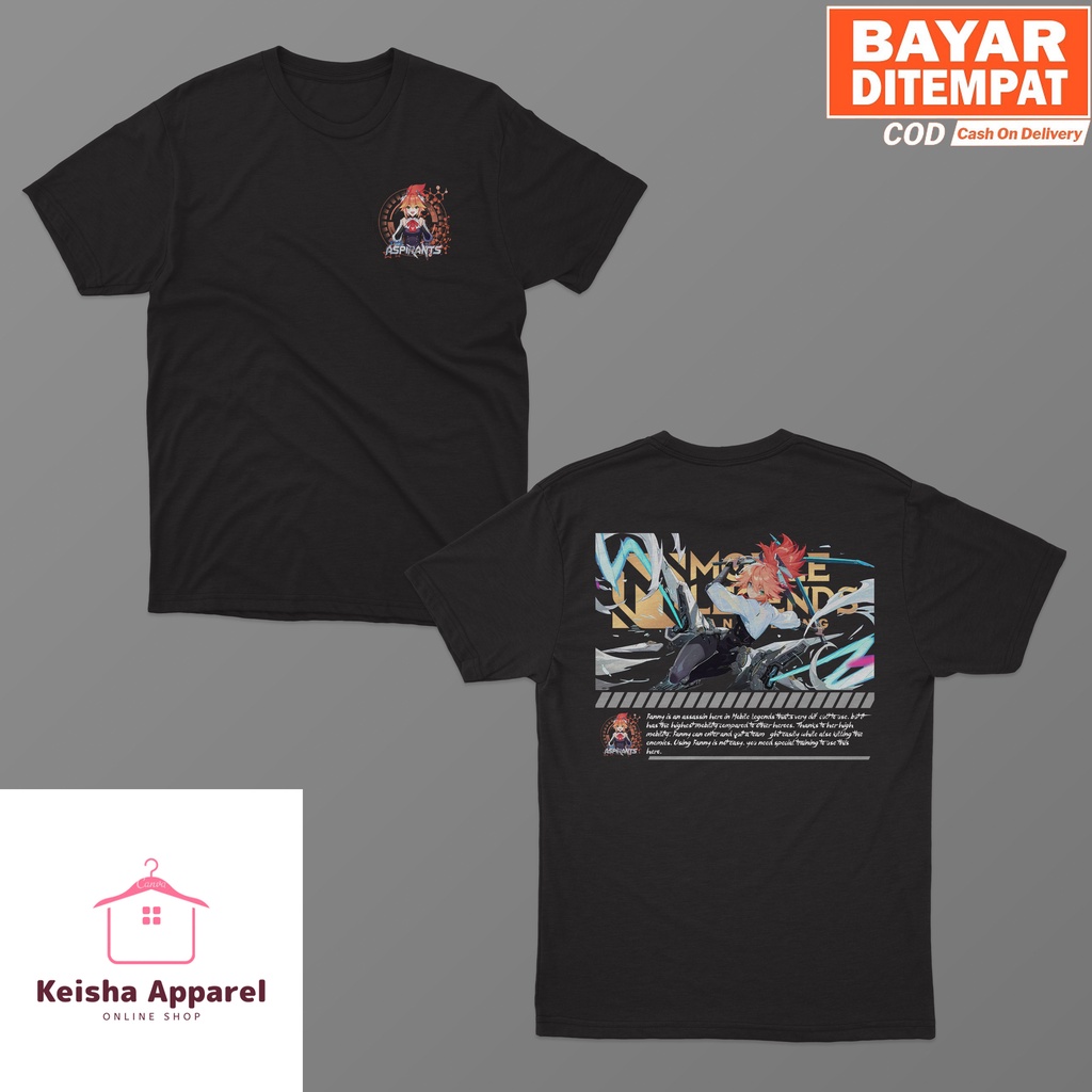 KAOS BAJU MOBILE LEGENDS FANNY THE ASPIRANT