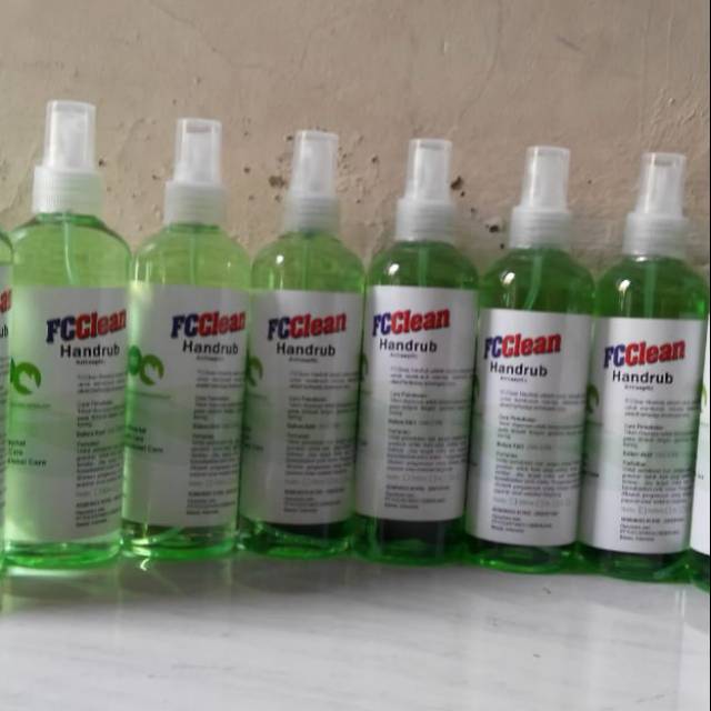 FC clean handrub ukuran 250ml. Sangat MURAH..