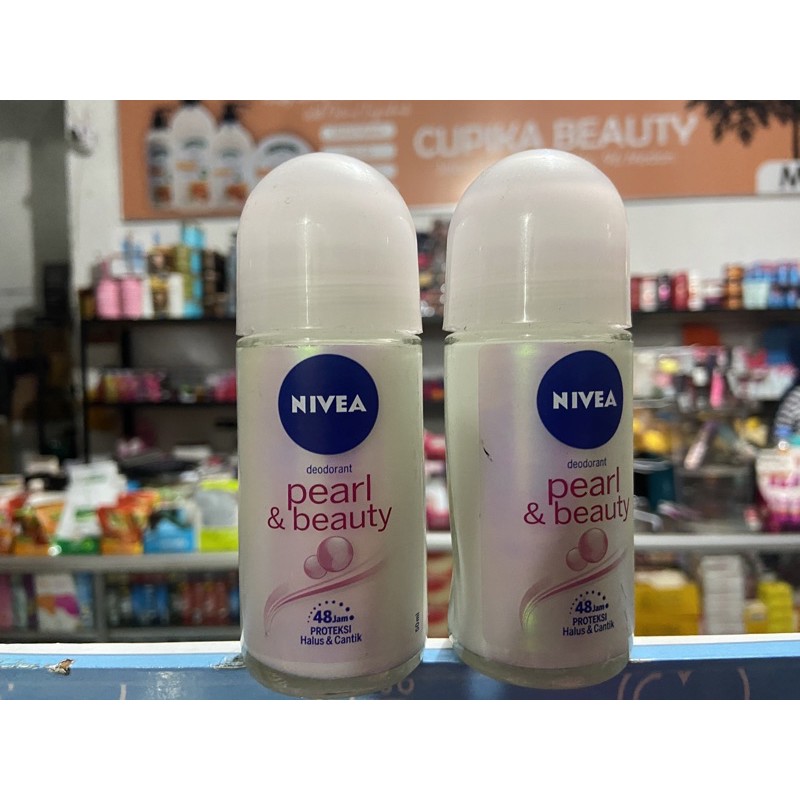 &lt;ck,x&gt;  50 ml -- nivea deodorant pearls and beauty -- nivea roll on pearls and beauty