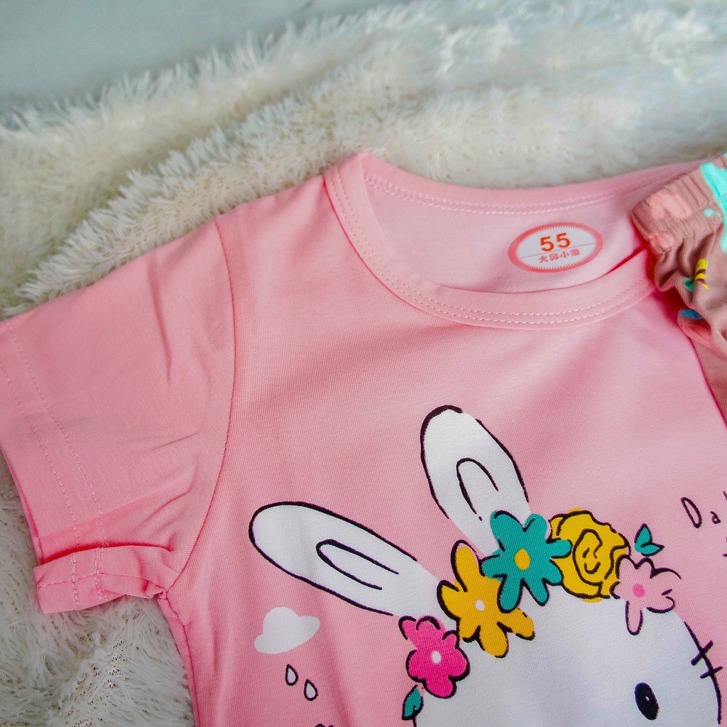 FERGORI Setelan Baju Anak dan Celana 110 DADDY LITTLE PETAL