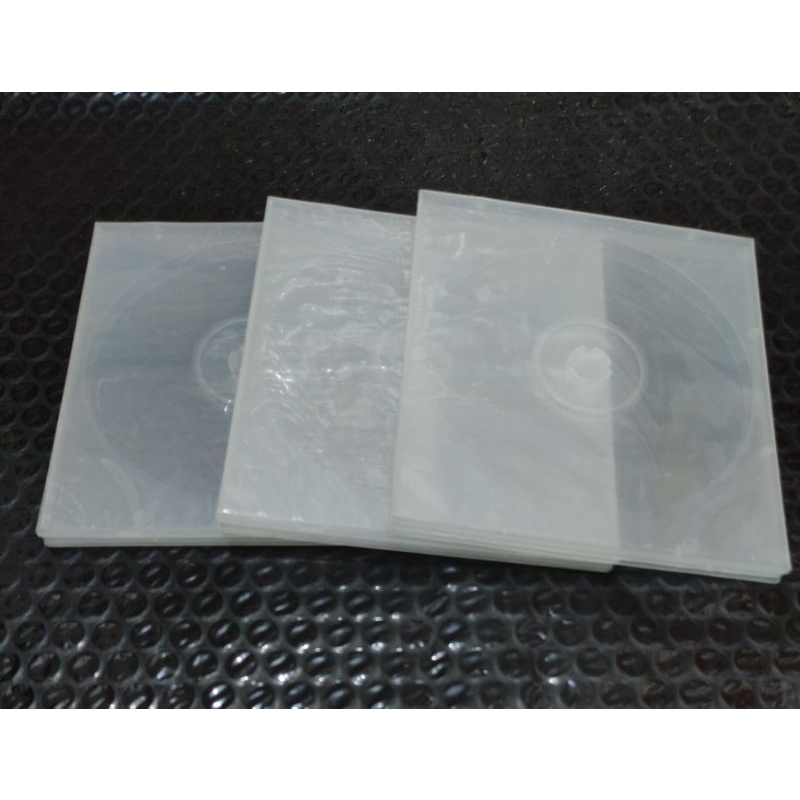 Cd case /tempat cd plastik double