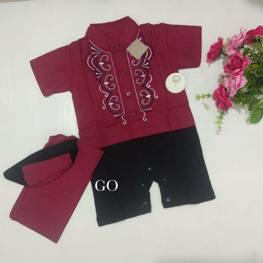 gos BAJU KOKO JUMPER SELENDANG Baju Koko Anak Laki-Laki Baju Koko Bayi Laki-Laki Setelan Anak Laki