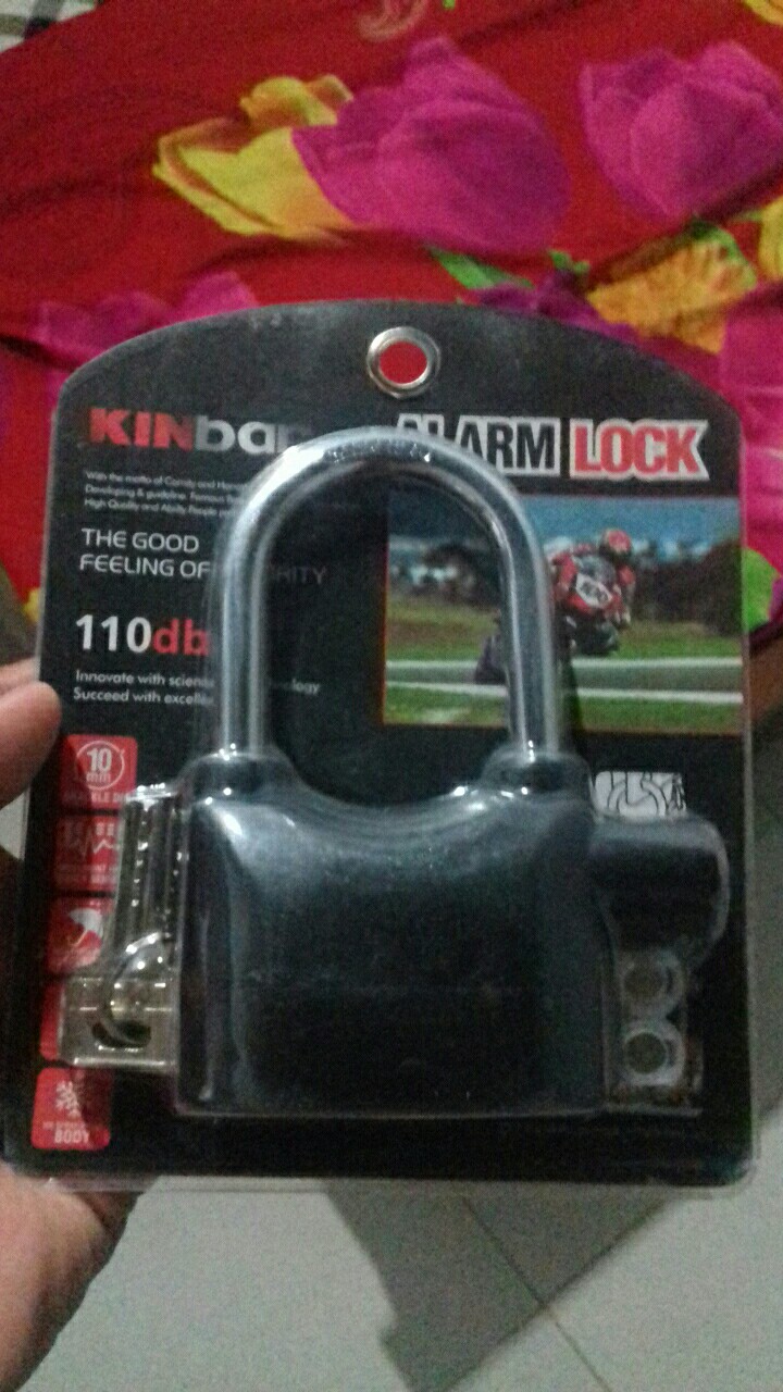 Gembok Alarm Original