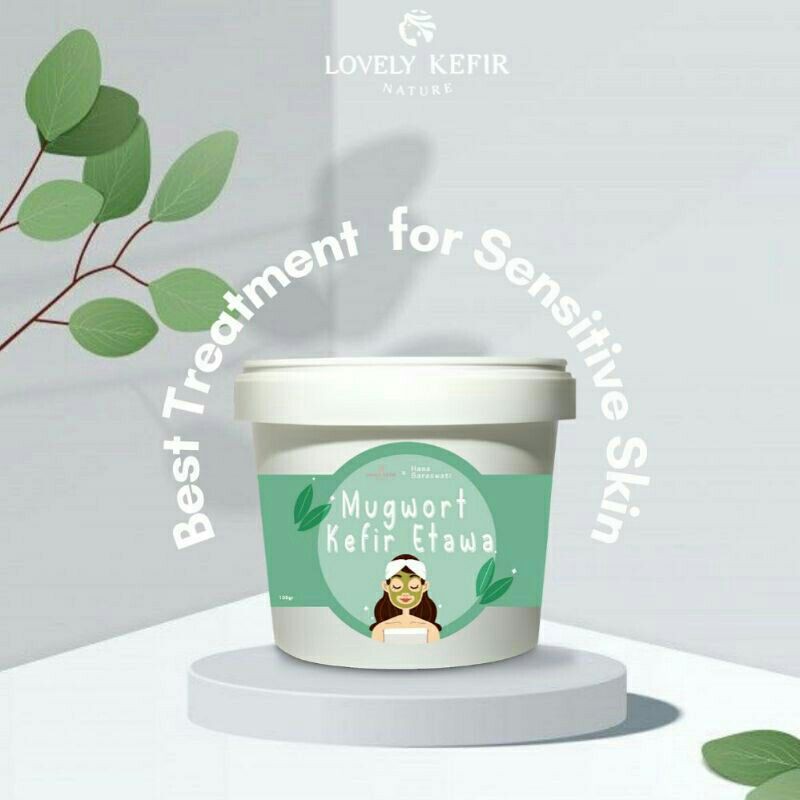 MASKER MUGWORT KEFIR ETAWA LOVELY KEFIR NATURE X HANA SARASWATI