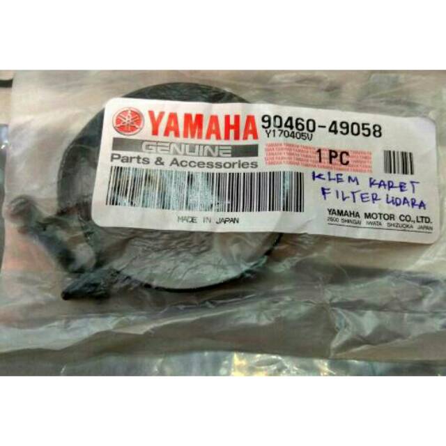 KLEM KARET FILTER UDARA KARBURATOR RX KING 90460-49058 ASLI ORIGINAL YAMAHA