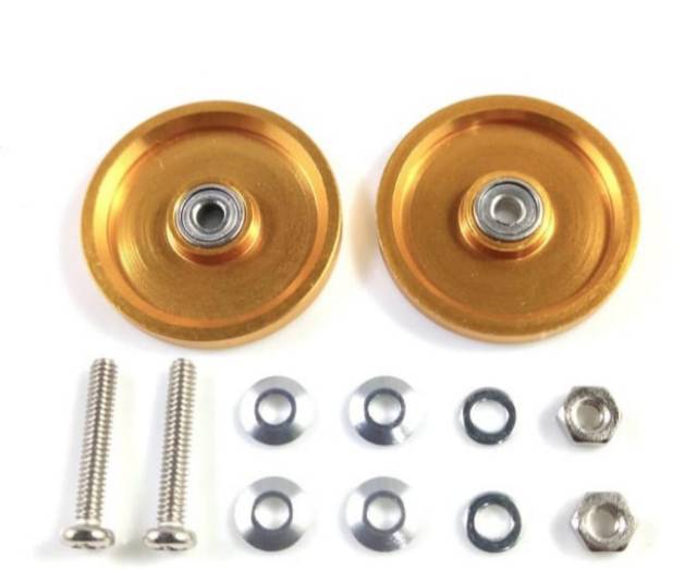 REP TAMIYA 19MM ALUMUNIUM BALL-RACE ROLLER (RINGLESS)