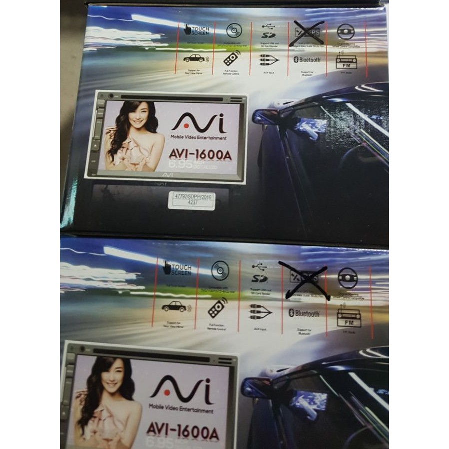 DOUBLEDIN AVI-1600 A/ TV MOBIL AO G-66 AVI 1600 A