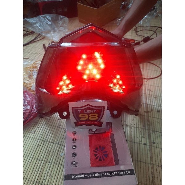 lampu rem running vario LED OLD 13 mode