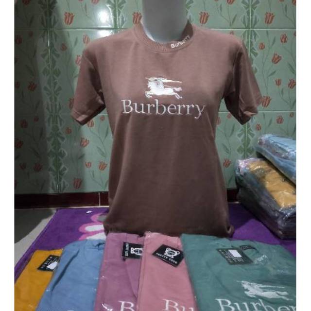 Kaos Wanita import/ kaos Babytery Import/ T-shirt Burberry import