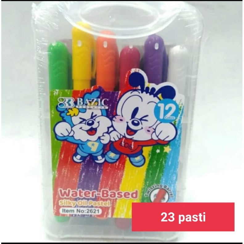 

silky oil pastel bazic 12 color