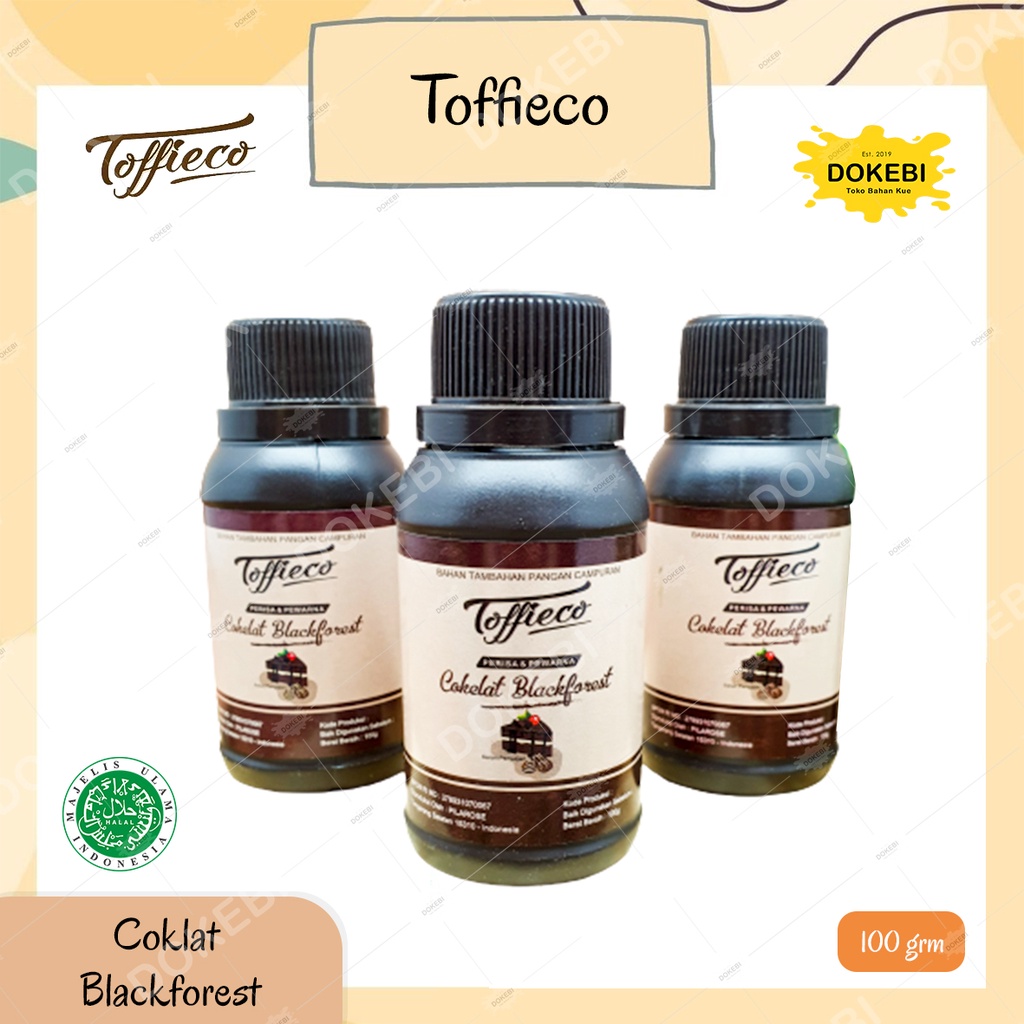 

TOFFIECO PASTA COKELAT BLACKFOREST 100GR - PERISA COKLAT BLACK FOREST - TOFIECO CHOCO BLACKFOREST