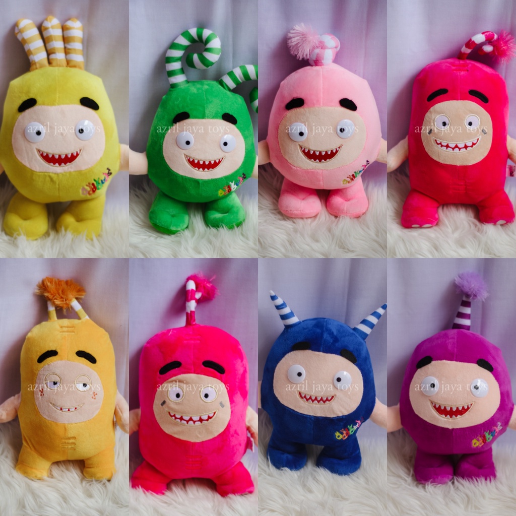 Boneka Oddbods Bahan Yelvo Halus