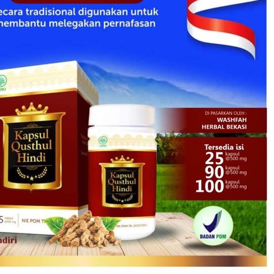 ➢ Kapsul Qusthul Hindi Washfah ➾