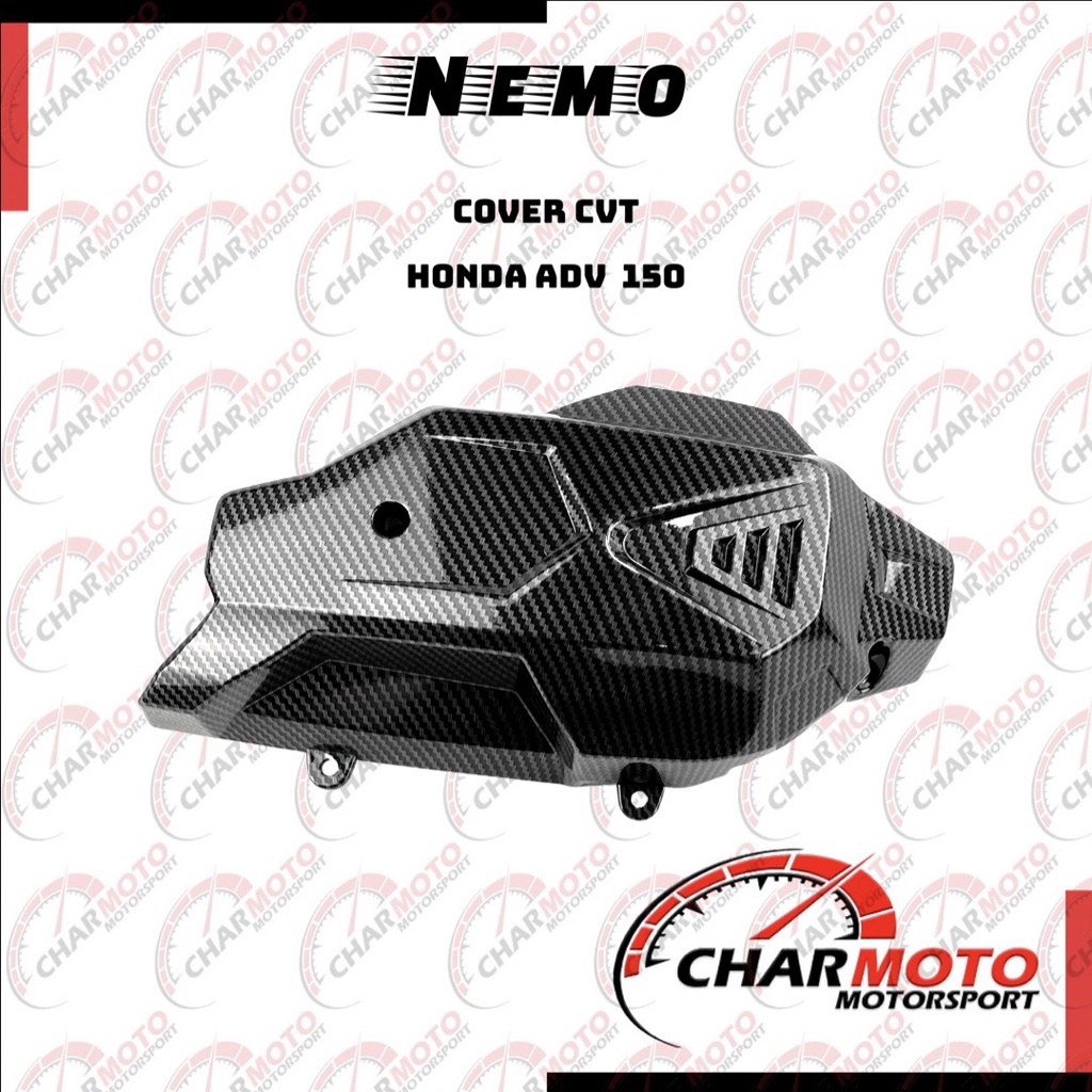 Cover Tutup CVT Karbon Carbon Nemo Honda Adv 150 PNP - Charmoto