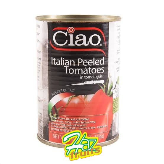 

CIAO Italian Peeled Tomato 400GR / Tomat Kupas / Tomat Kaleng