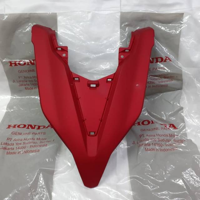 cover front panel tameng depan vario 125 150 all new 2018 merah doff original