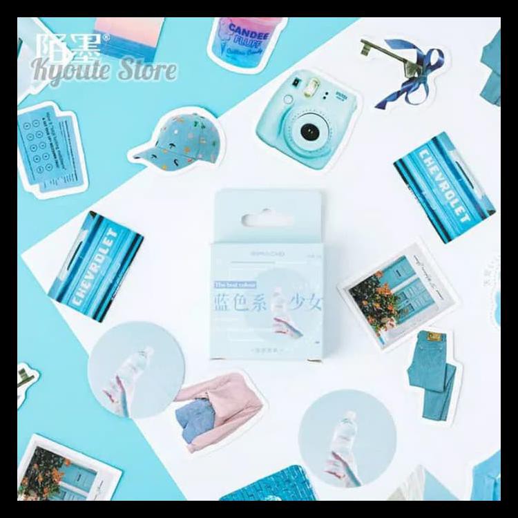 

Sticker Deco Blue Life Aesthetic Scrapbook Diy Bujo Journal Planner Kode 163