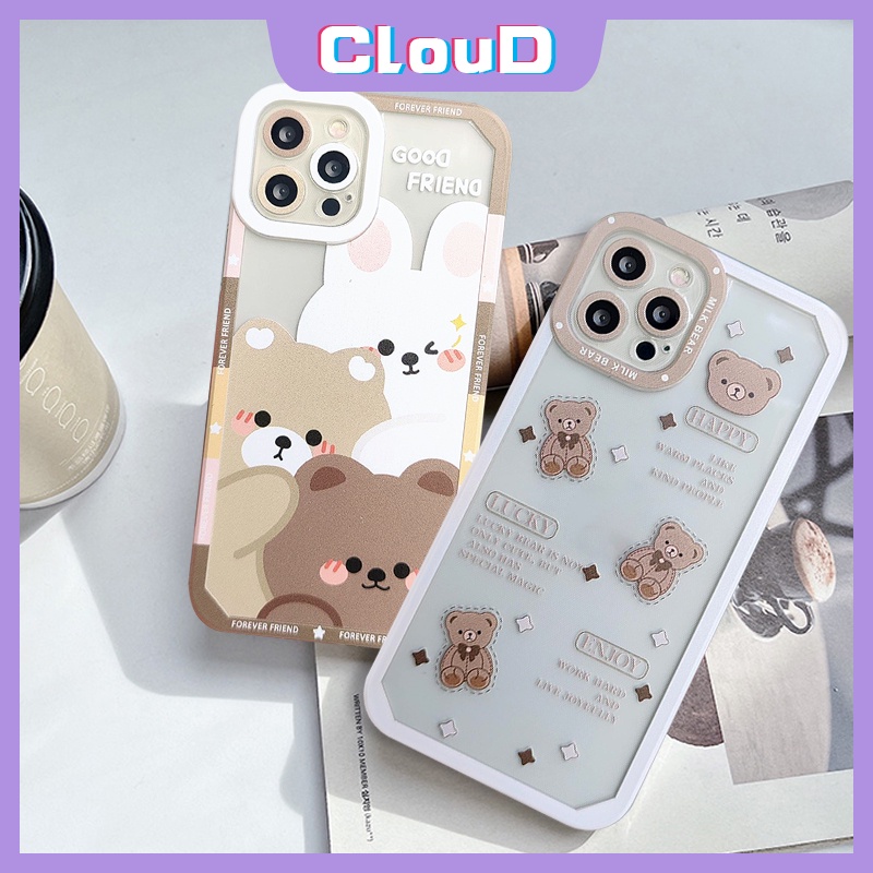 Soft Case Tpu Motif Kartun Beruang Untuk Infinix Hot 9 11s 10 Play Infinix Smart 6 5 Infinix 11 Play