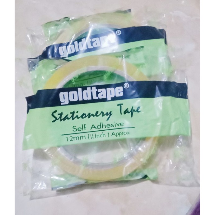 

Promo habisin stok Goldtape 12mm (1/2inch)