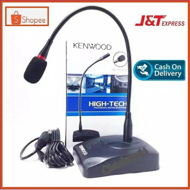 PROMO MIC MEJA MICROPHONE MEJA MIC CONDESNSORE PODIUM  KENWOOD  TM 18