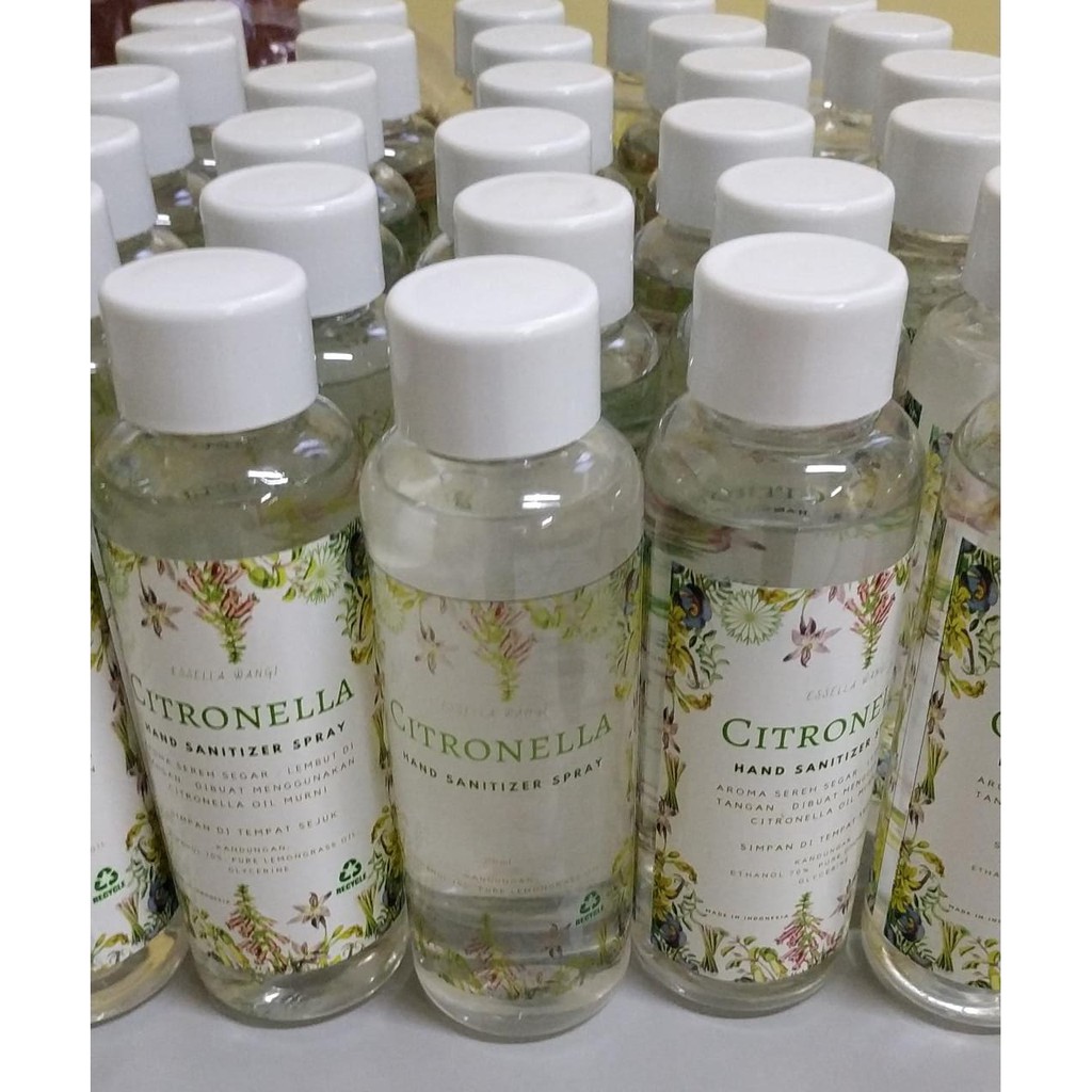 Hand Sanitizer Spray Essella Wangi Lemongrass 250ml