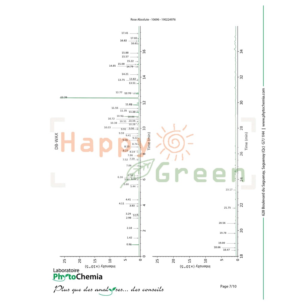 Happy Green Rose Damascena Absolute Oil - Minyak bunga Mawar Damascena