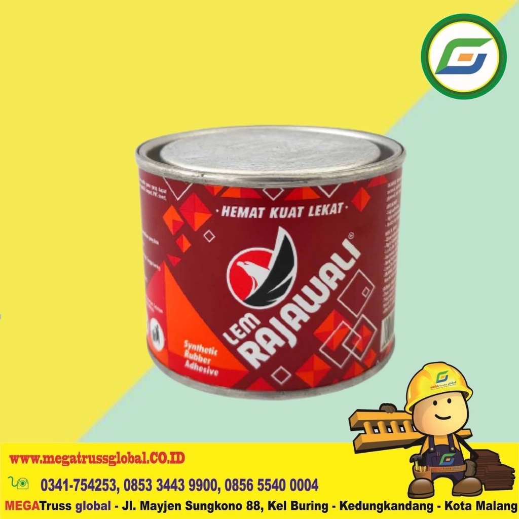 Lem Rajawali Kuning 1/4 Kg(185 gram) di Malang-lem rajawali kuning murah