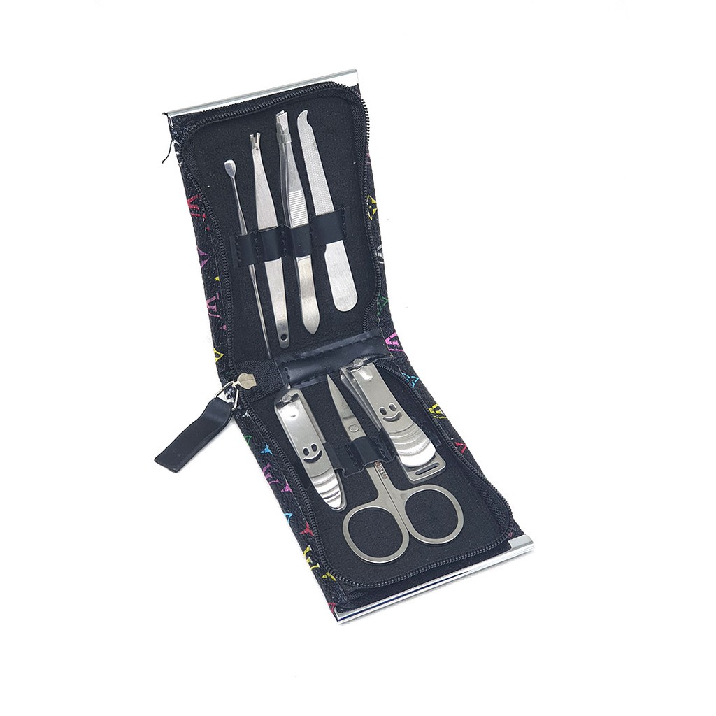 Gunting Kuku Set 7 in 1 LV 7 Manikur Pedikur Manicure Set