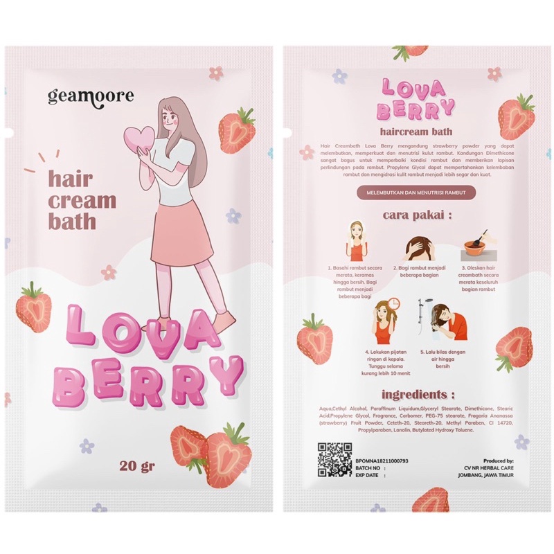 READY GEAMOORE CREAMBATH / HAIR MASK ORIGINAL 100%