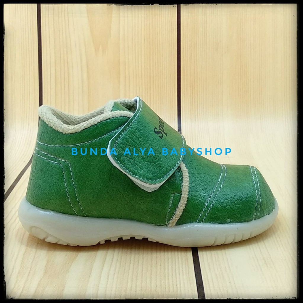 Sepatu Anak Laki Laki Usia 1 2 3 4 Tahun Casual HIJAU Size 22 - 30 - Sepatu Anak Balita Boots  Anti Licin