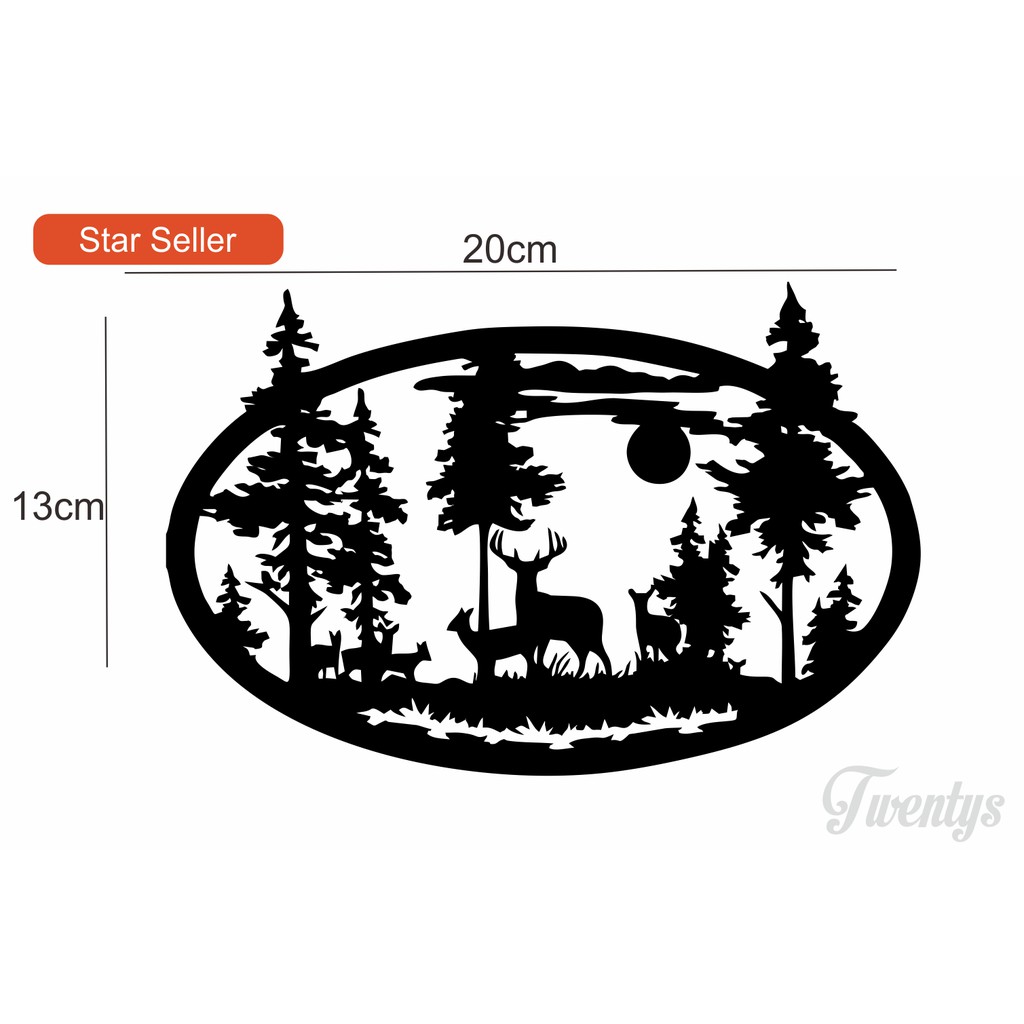 

STIKER LOOK BEAUTIFUL ANIMAL CUTTING STICKER VINYL DECAL