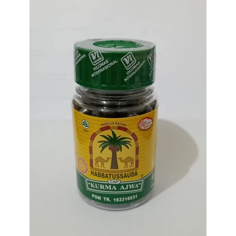 

[ READY PALEMBANG ] Habbatussauda Kurma Ajwa - 120 kapsul