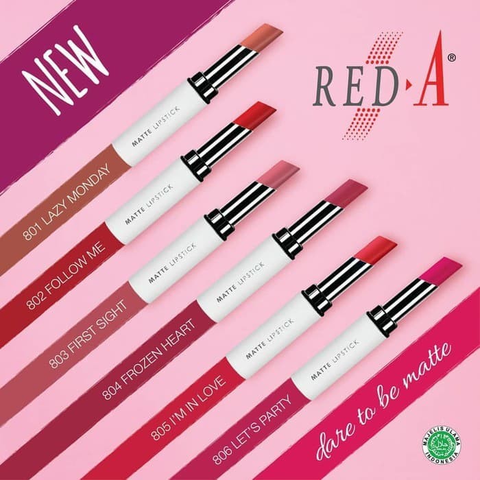 red a matte lipstick