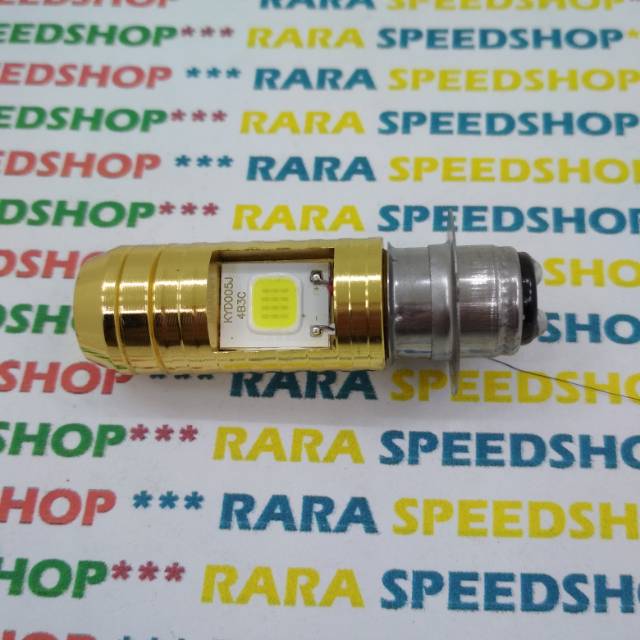 LAMPU MOTOR LED H6 DUA WARNA PUTIH DAN KUNING