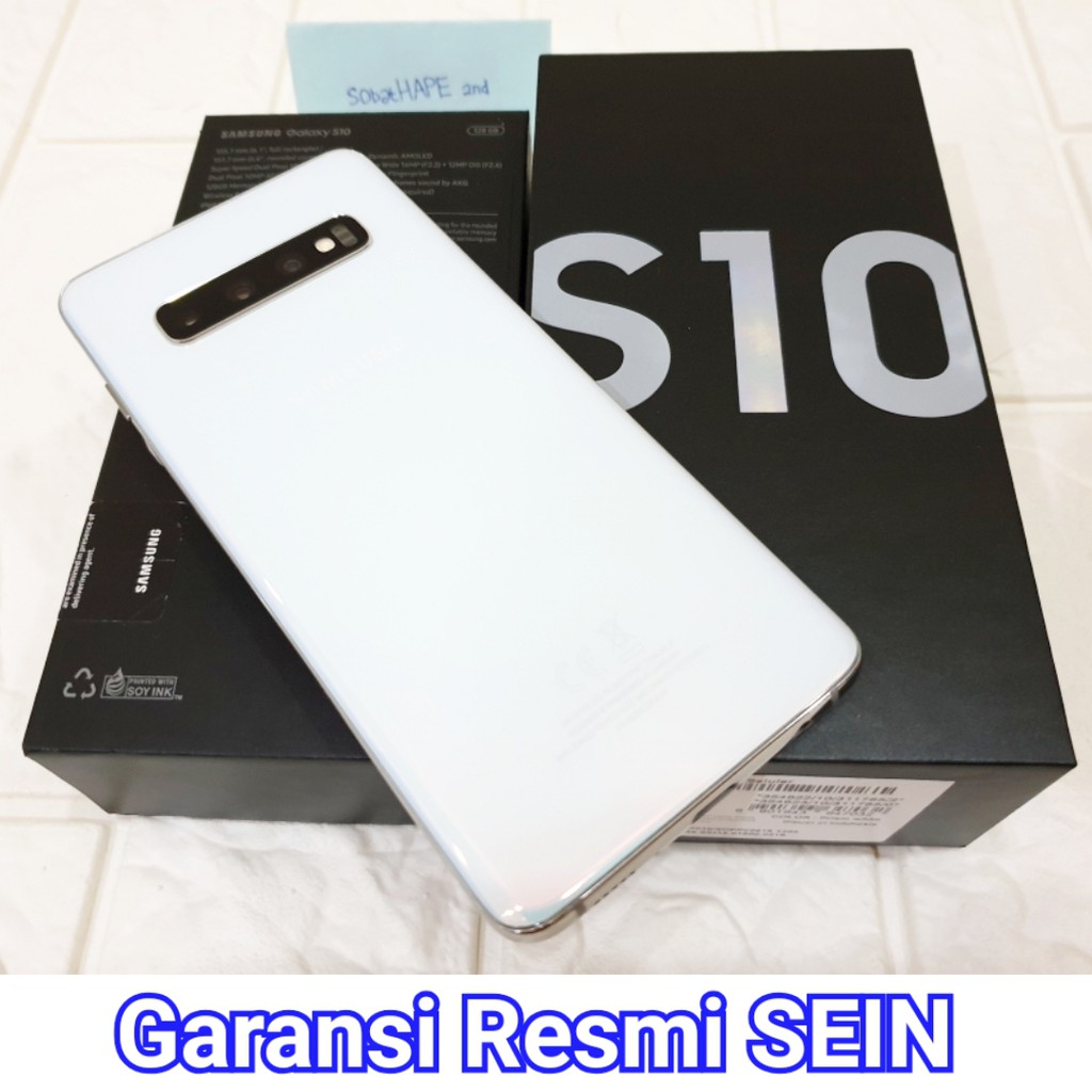 HP Samsung Galaxy S10 Resmi SEIN Original Dual Sim Fullset OEM - HP Second Bekas