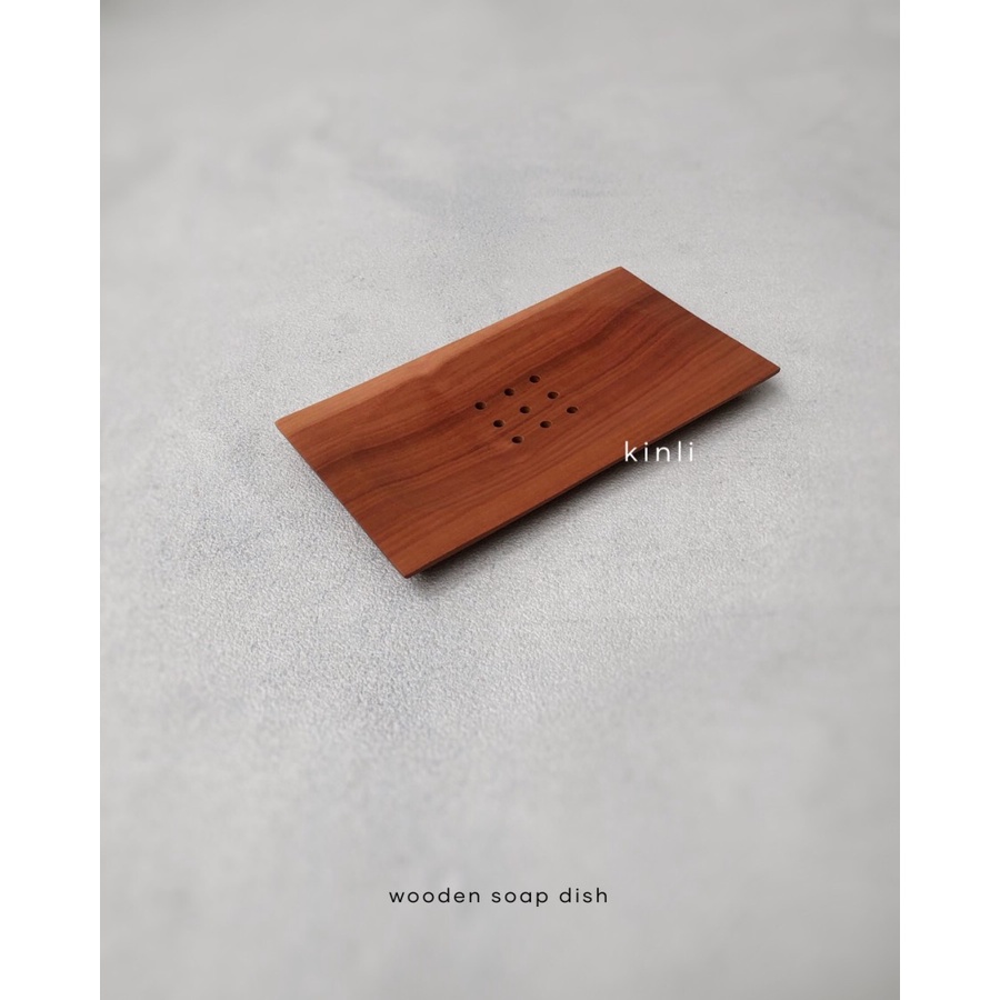 wooden soap dish holder tempat sabun kayu eco friendly